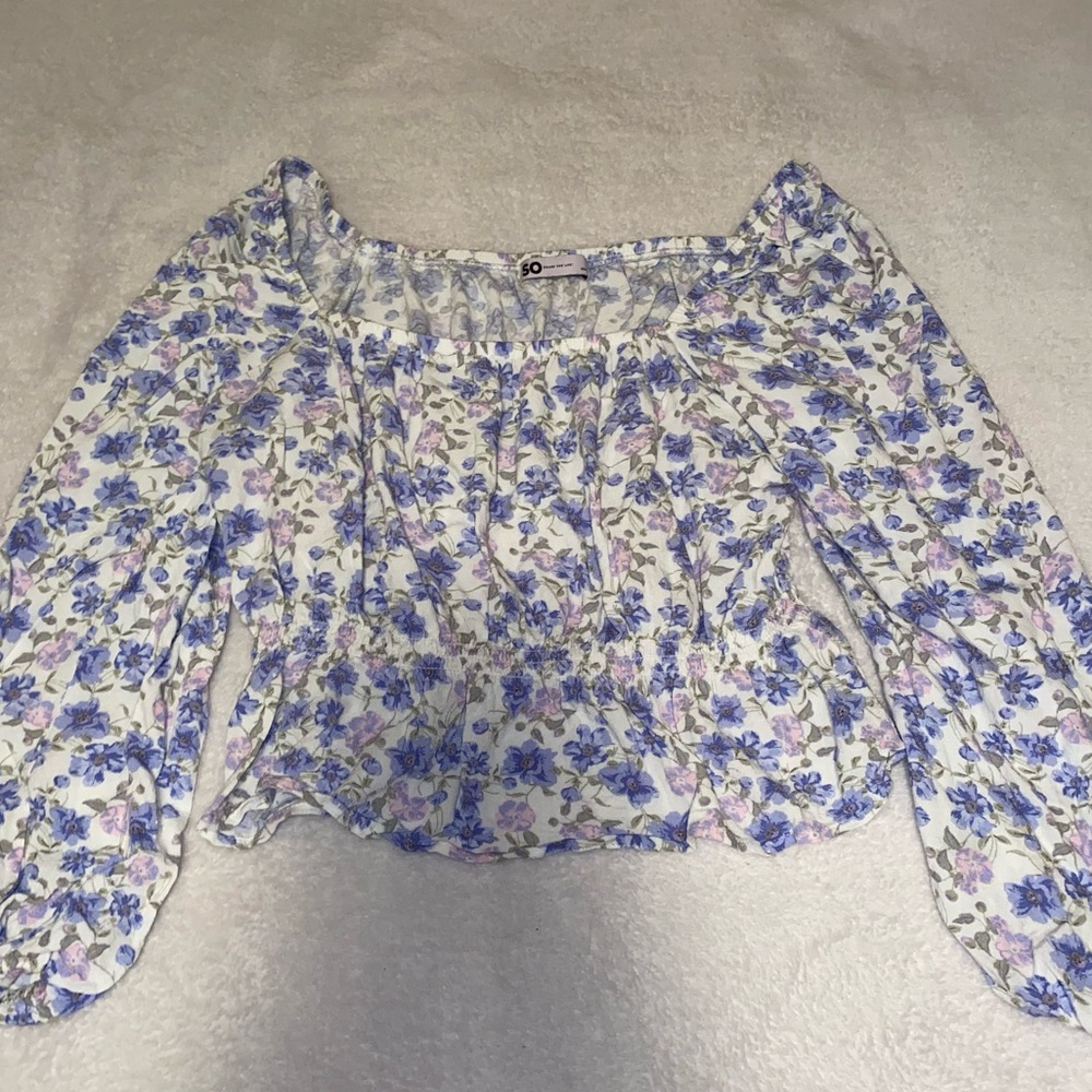 Floral long sleeve blouse - Picture 2 of 3